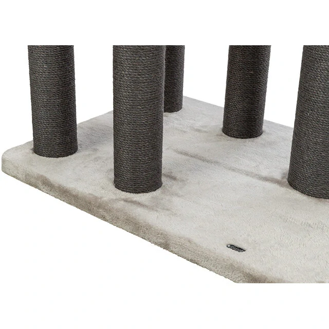 TRIXIE Škrabadlo RAFAEL XXL, 2 x jeskyně, hamaka, 156 cm, šedá