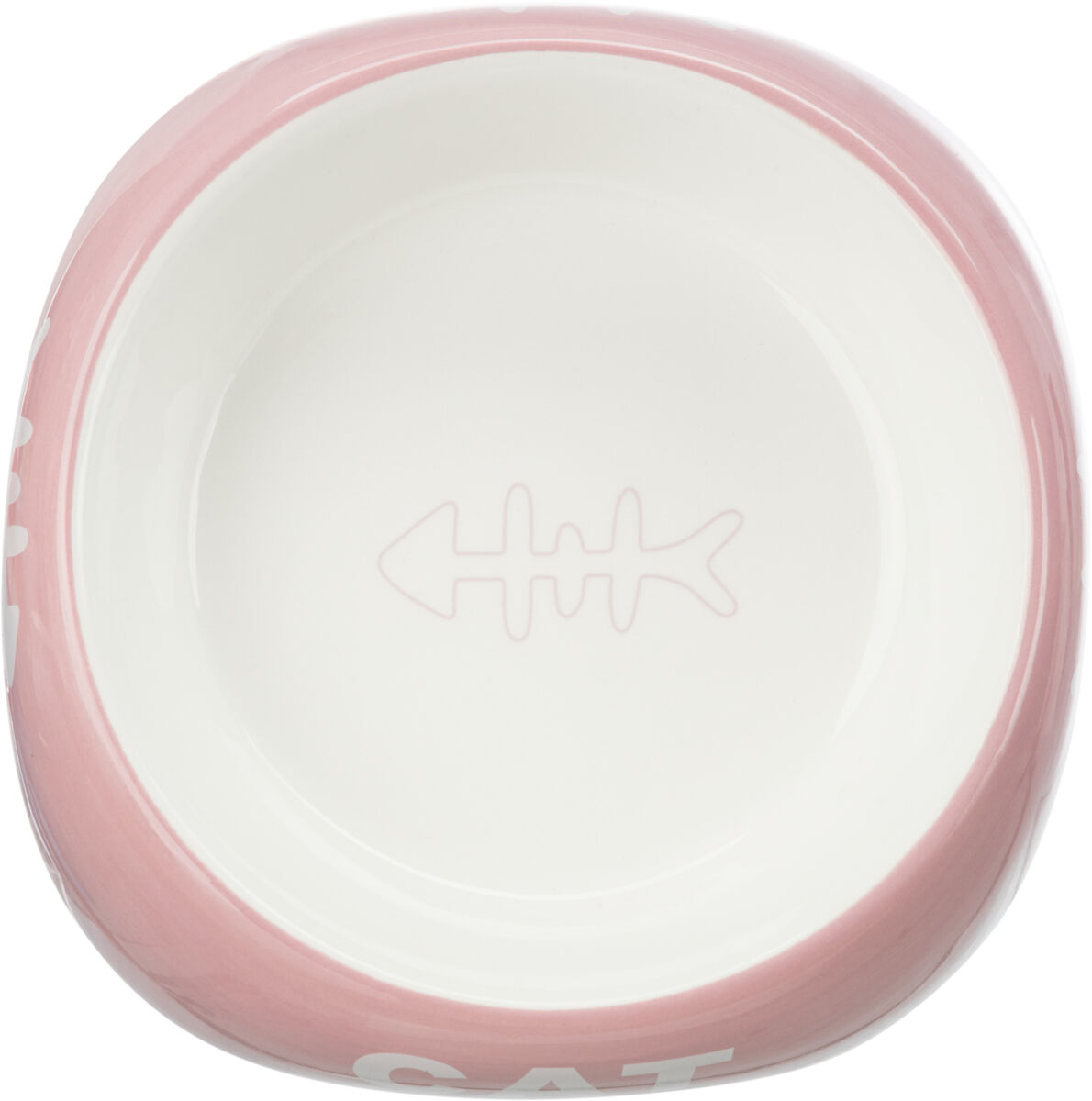 TRIXIE Keramická miska 200ml/13cm - CAT + rybí kostra