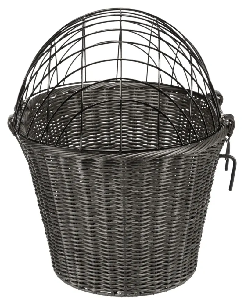 TRIXIE Transportní košík na řidítka, 44 x 34 x 41cm, antracit (max. 5kg)