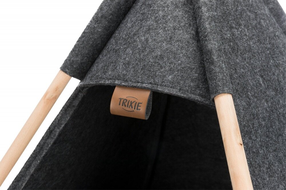 TRIXIE Jeskyňka TIPI, 55 x 65 x 55 cm, plsť, antracit