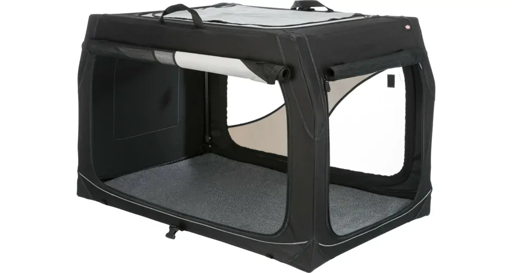 TRIXIE Transportní nylonový box Vario L 99x67x71/61 cm černo-šedý