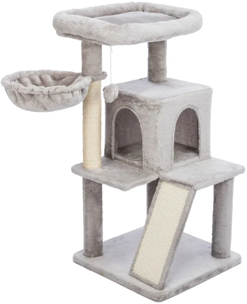 Škrábadlo JUNIOR Pepito 98 cm, šedá