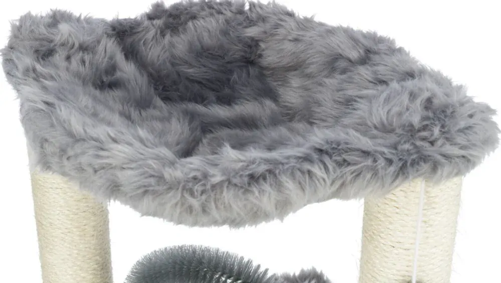 Škrabadlo BAZA s lůžkem a kartáčem, 50 cm, šedá