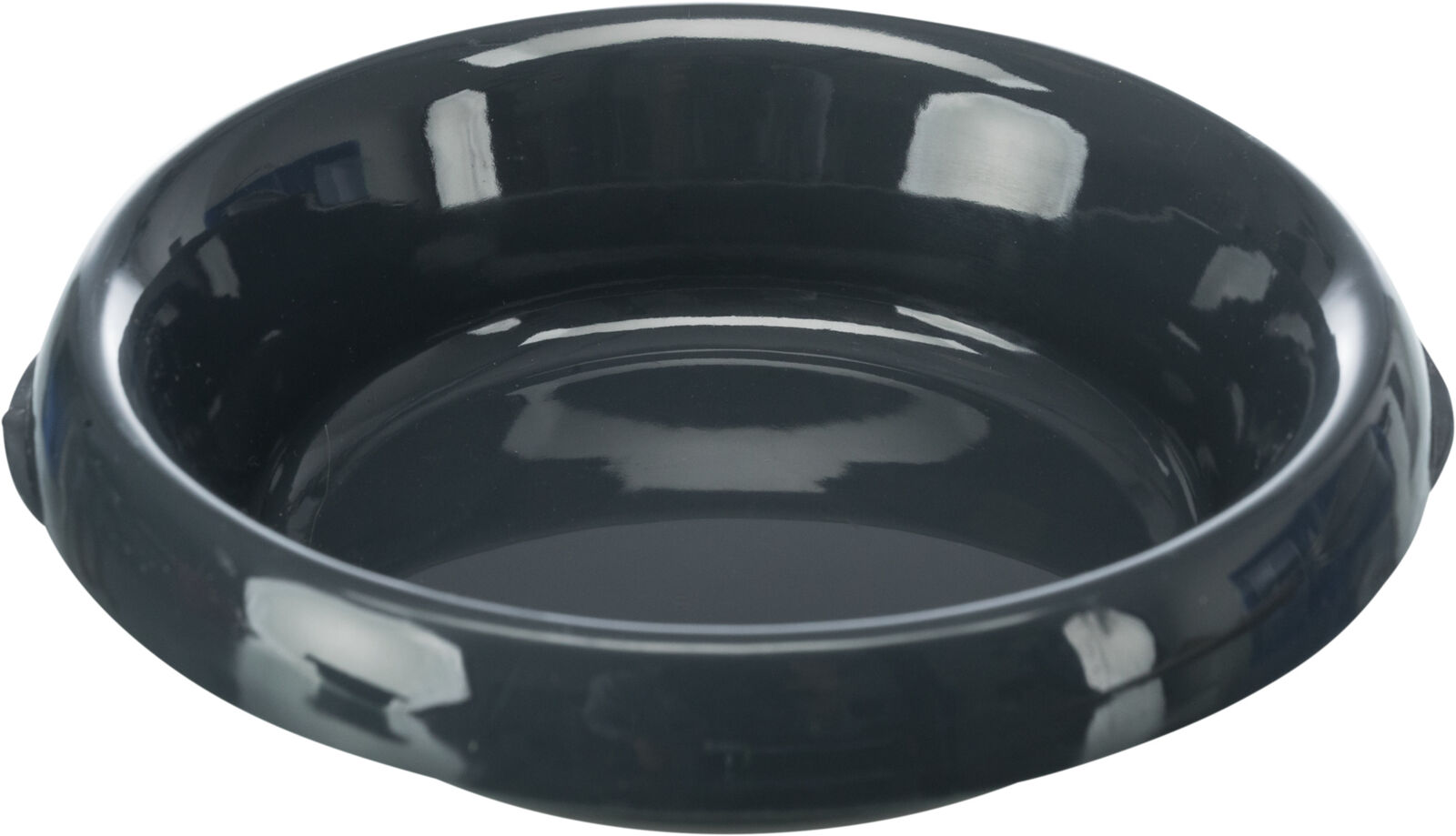 TRIXIE Plastový bar se 2 miskami (0,25 l/ 9cm a 0,3 l/11cm), 46x11x30 cm, šedá/různé