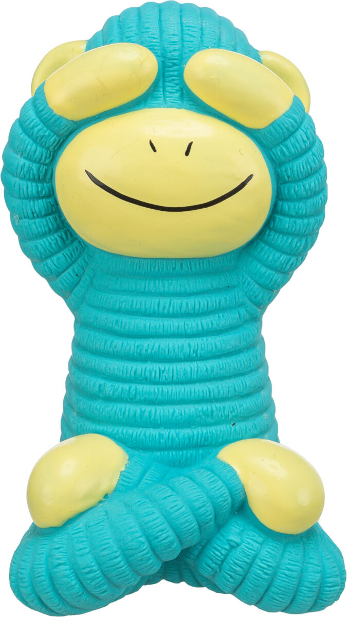 TRIXIE Moudrá opice, hračka se zvukem, 12 cm, plněný latex, 3 varianty