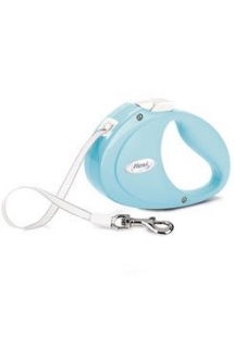 Vodítko FLEXI Puppy pásek 2m/12kg sv. modrá