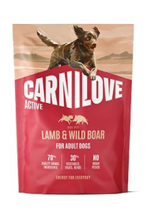 Carnilove Dog Active Dry Lamb&Wild Boar Adult AB 1,5kg