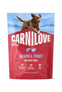 Carnilove Dog Active Dry Salmon&Turkey Adult AB 1,5kg
