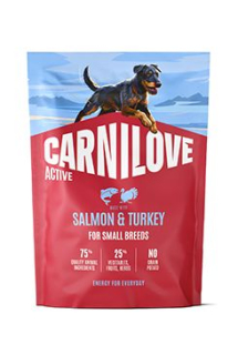 Carnilove Dog Active Dry Salmon&Turkey Adult SB 1,5kg
