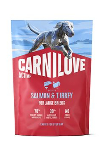 Carnilove Dog Active Dry Salmon&Turkey Adult LB 1,5kg