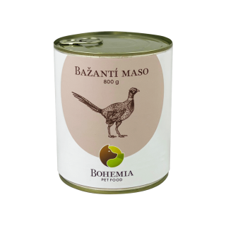 BOHEMIA Bažantí maso ve vlastní šťávě 800g
